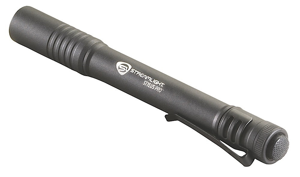 Streamlight 66118 Stylus Pro Penlight Black Anodized Aluminum White Light LED 100 Lumens