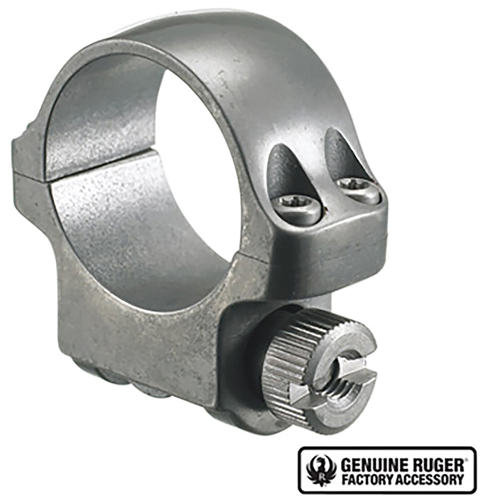 Ruger 90293 3KTG Scope Ring  Silver 1" Low