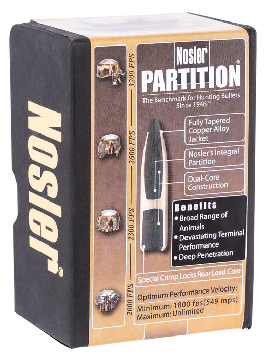 Nosler 35642 Partition  6mm .243 100 gr Spitzer/ 50 Per Box