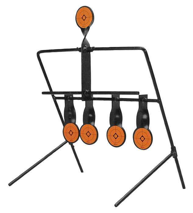 Caldwell 820585  Resetting Target Airgun AR500 Steel Black/Orange Impact Enhancement Motion 1.50"