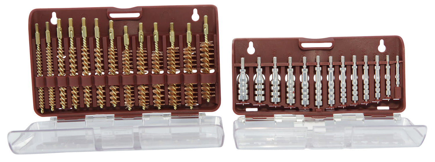 Tipton 444777 Jag & Brush Set 17-45 Cal 8-32" Thread 26 Pieces