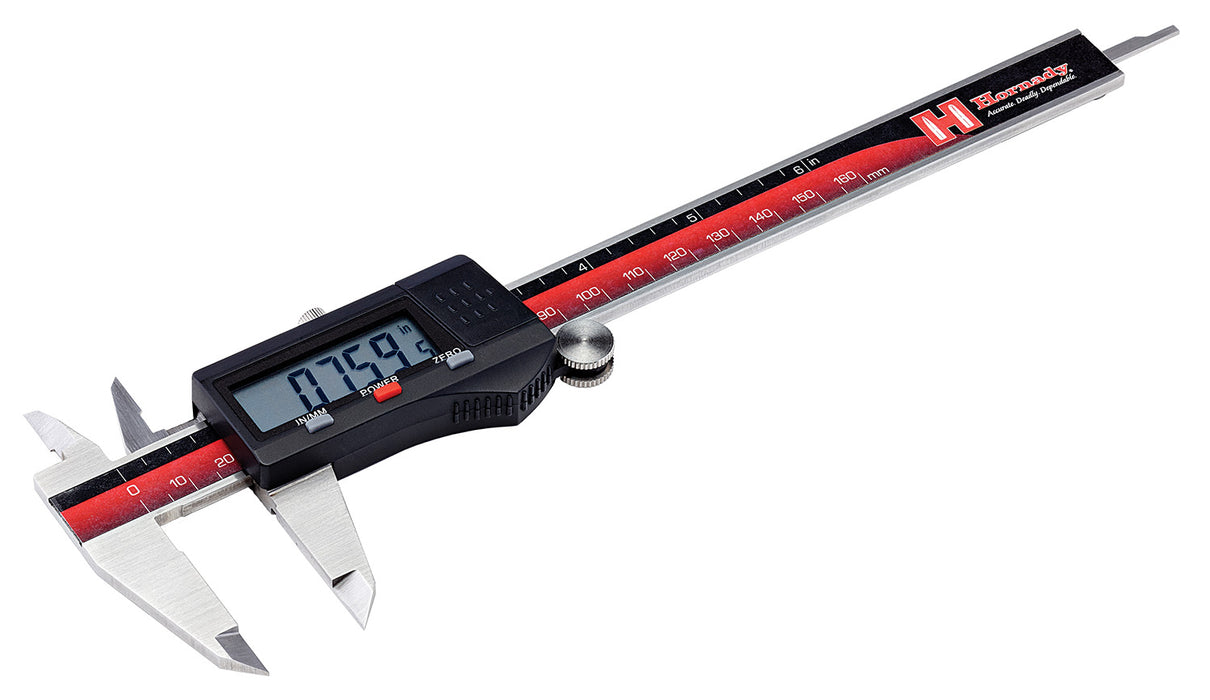 Hornady 050080 Digital Caliper  Black Red