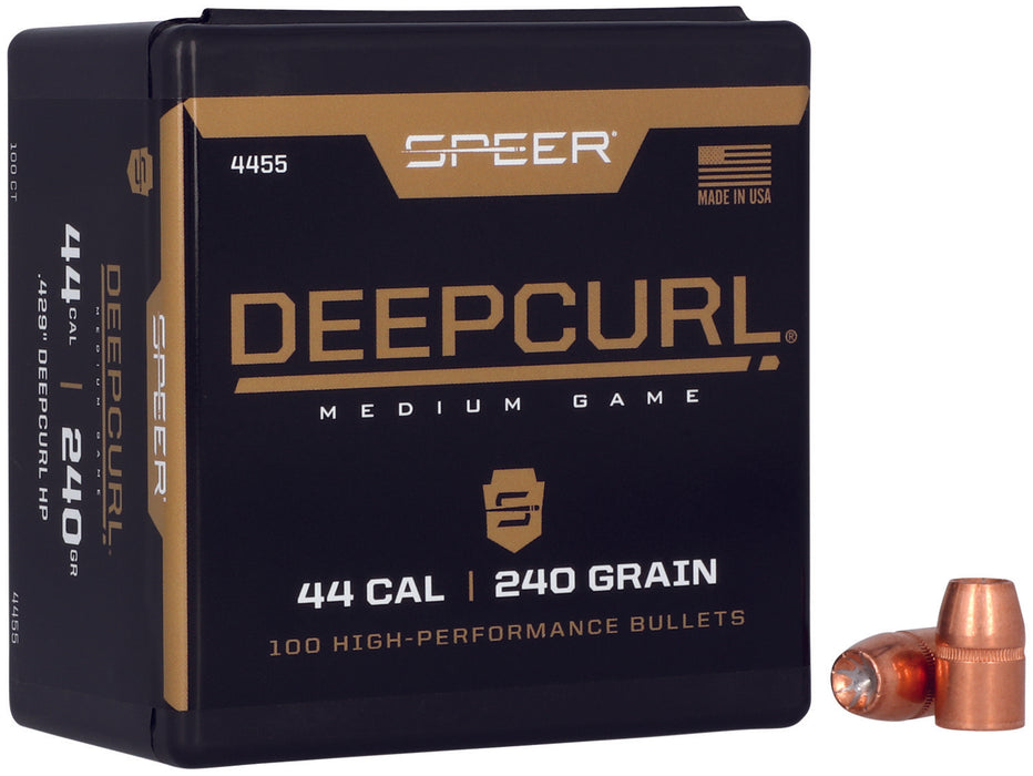 Speer 4455 DeepCurl  44 Cal .429 240 gr Hollow Point 50 Per Box/ 5 Case