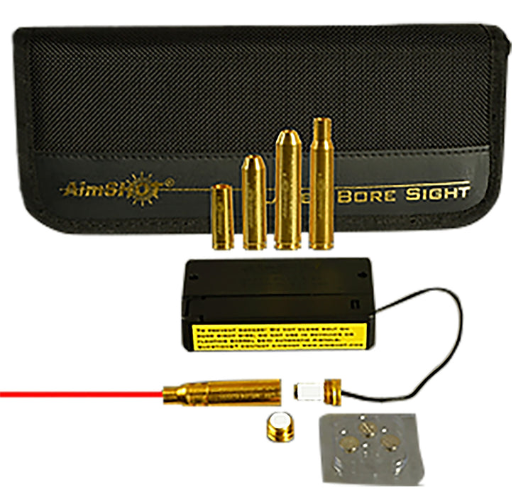 Aimshot MBSKIT3 Modular Rifle Boresighter Kit 243/308 Win/7.62x54mm Chamber Brass