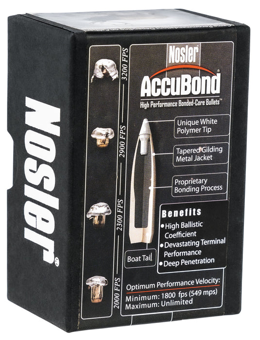 Nosler 57873 AccuBond  6.5 Creedmoor .264 140 gr Spitzer Point/ 50 Per Box