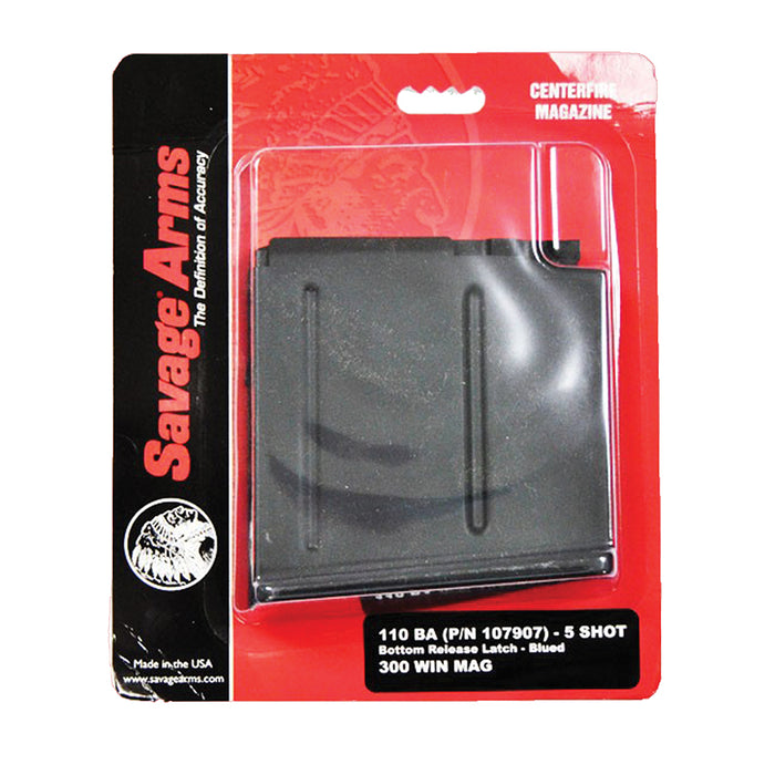 Savage Arms 55191 110BA  Blued Detachable 5rd for 300 Win Mag Savage 110BA/110BA Stealth