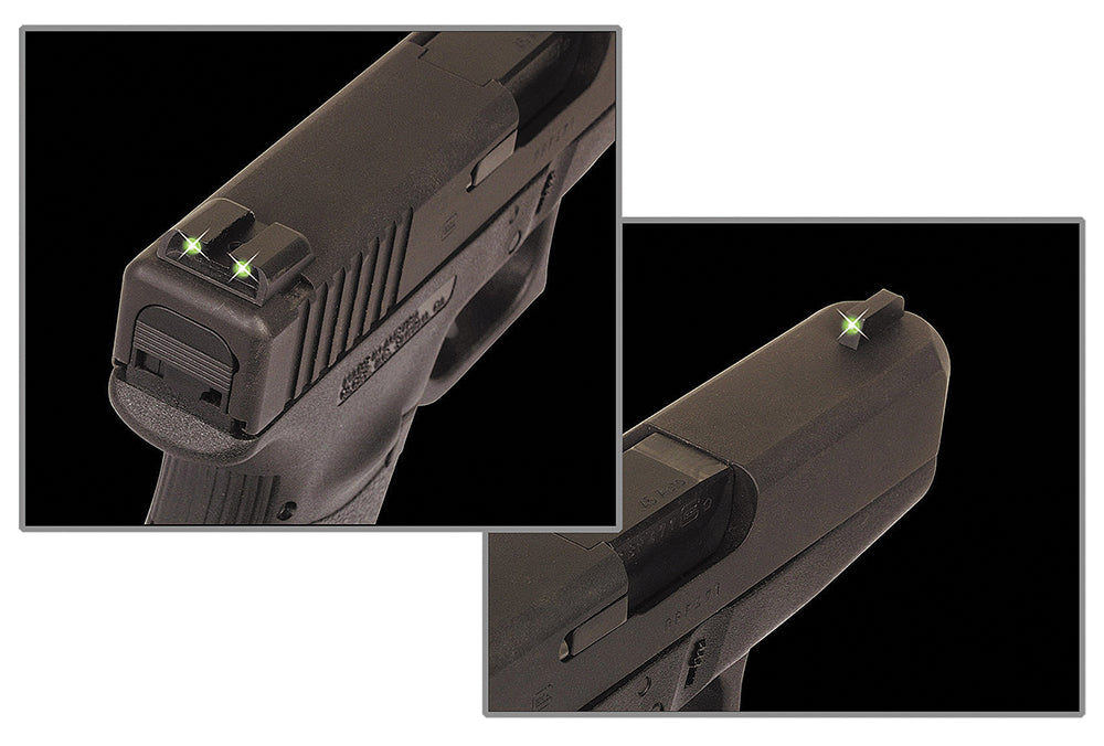 TruGlo TG231MP Tritium  Black | Green Tritium Front Sight Green Tritium Rear Sight