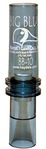 Haydel's Game Calls BB10 "Big Blue"  Open Call Double Reed Bluewing Teal Sounds Attracts Ducks Clear Acrylic