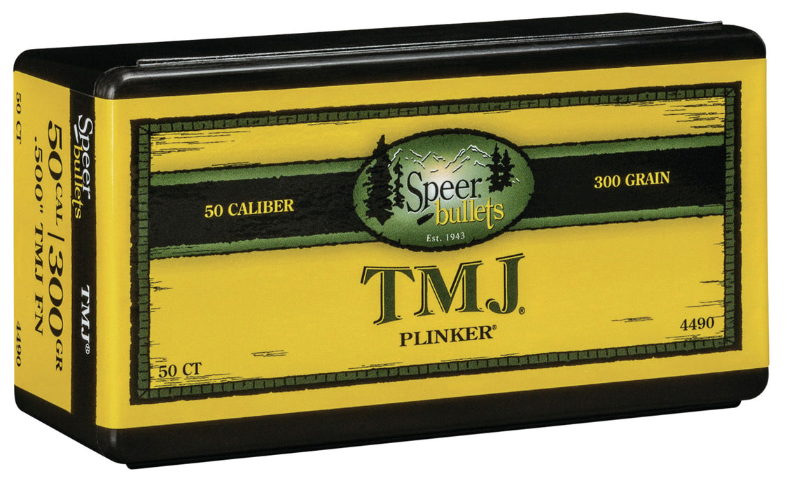 Speer 4490 TMJ  50 Cal .500 300 gr Total Metal Jacket 50 Per Box/ 5 Case