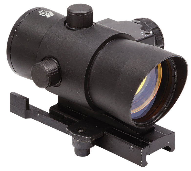 NcStar DLB140R 40mm Red Dot with Red Laser  1x40mm 3 MOA Red Dot Reticle Adjustable QR Mount Black Anodized Aluminum