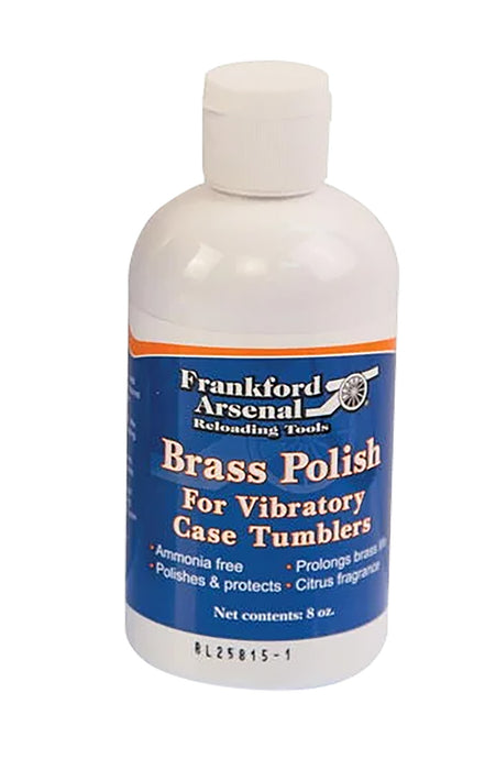 Frankford Arsenal 887335 Quick-N-Ez Brass Polish 8 oz Squeeze Bottle