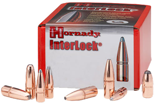 Hornady 4502 InterLock  45 Cal .458 350 gr Round Nose 50 Per Box/ 15 Case