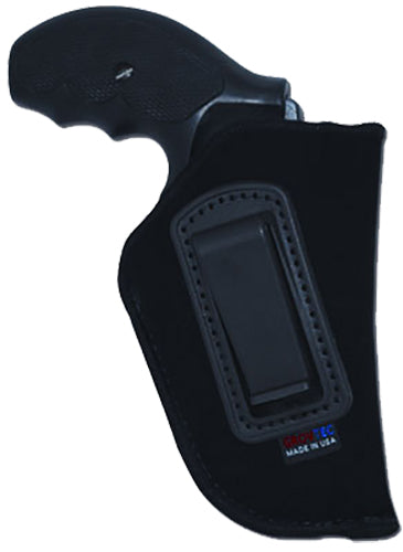 GrovTec US Inc GTHL14101R Inside The Pants  IWB Size 01 Black Suede Belt Clip Fits Med Semi-Auto 3-4" Barrel Right Hand