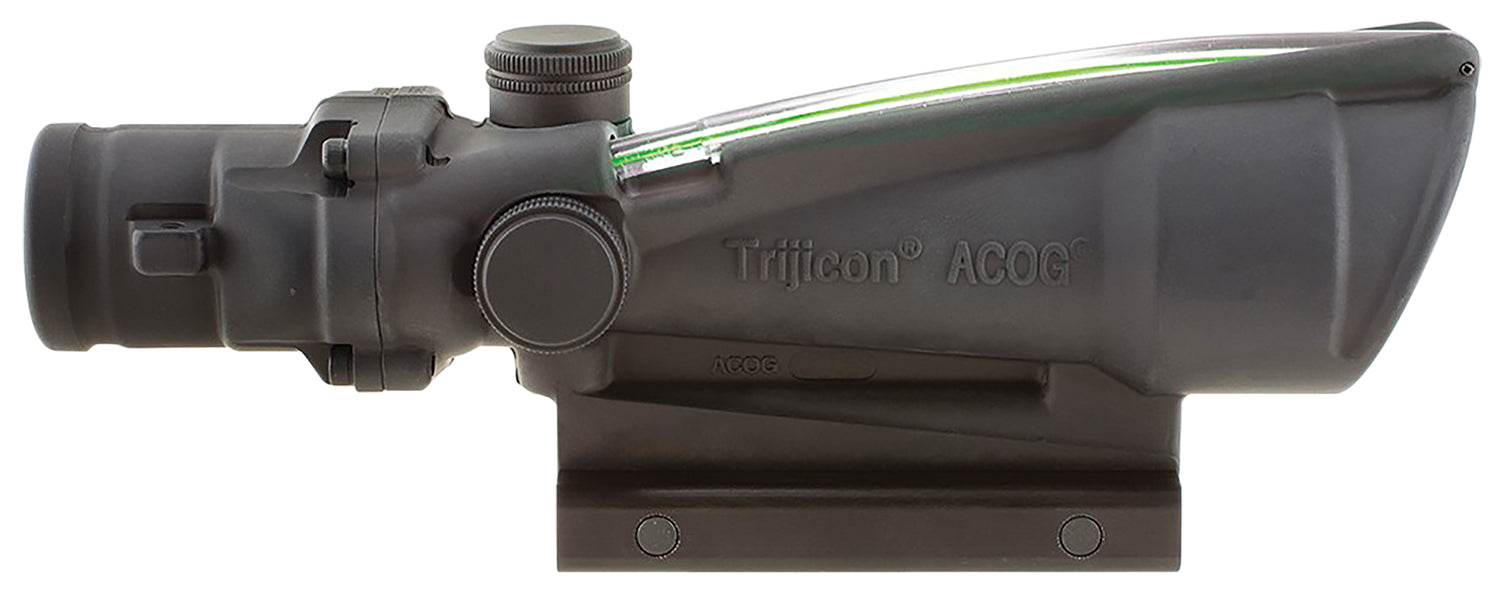 Trijicon 100156 ACOG  Black Hardcoat Anodized 3.5x35mm Illuminated Green Horseshoe .223/5.56 BDC Reticle