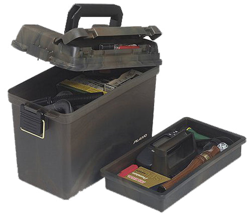 Plano 161200 Plano Field Box Portable Deep 6 Boxes 3" Shells Plastic Camo