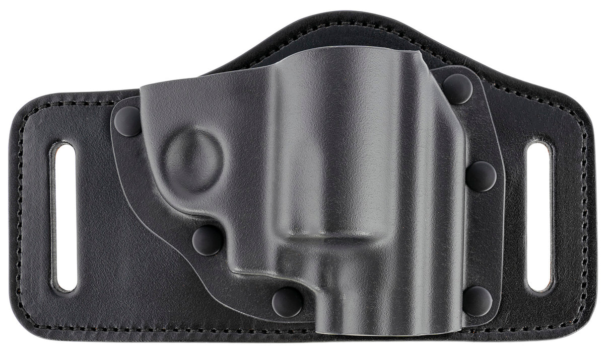 Galco TS158B TacSlide  OWB Black Kydex/Leather Belt Slide Fits S&W J Frame Fits 2-3" Barrel Right Hand