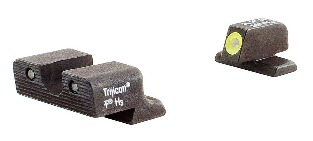 Trijicon 600583 HD Night Sights- Springfield XD, XD-M, XD Mod. 2  Black | Green Tritium Yellow Outline Front Sight Green Tritium Black Outline Rear Sight