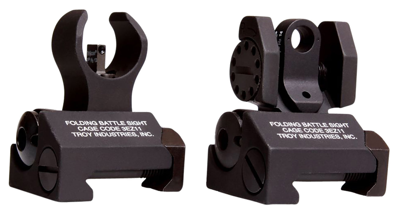 Troy Ind SSIGIARSMBT00 Micro BattleSight Set HK Front & Round Rear  Black