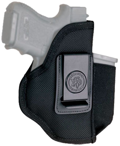 DeSantis Gunhide N87BJLAZ0 Pro Stealth  IWB Black Nylon Belt Clip Fits Most Lg Frame DA Autos Fits 4" Barrel Ambidextrous