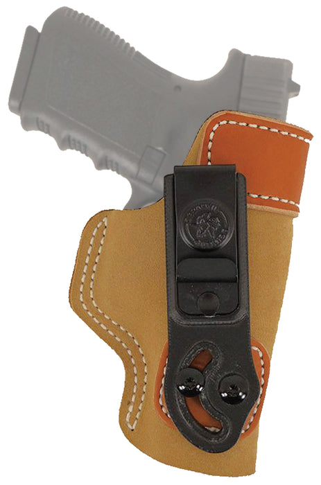 DeSantis Gunhide 106NAI4Z0 Sof-Tuck  IWB Brown Suede Belt Clip Fits S&W M&P Shield 9/40 Right Hand