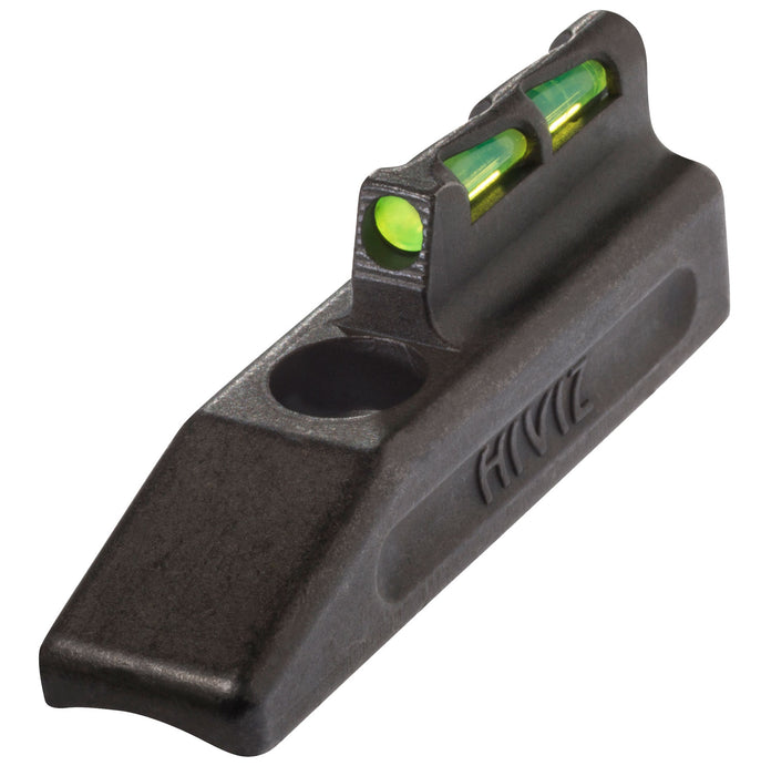 HiViz HRBLW01 Ruger MK I,II,III & IV LiteWave Front Sight  Black | Green Interchangeable Fiber Optic