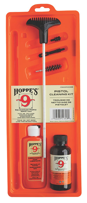 Hoppe's PCO45B Pistol Cleaning Kit 44 / 45 Cal (Clam Pack)