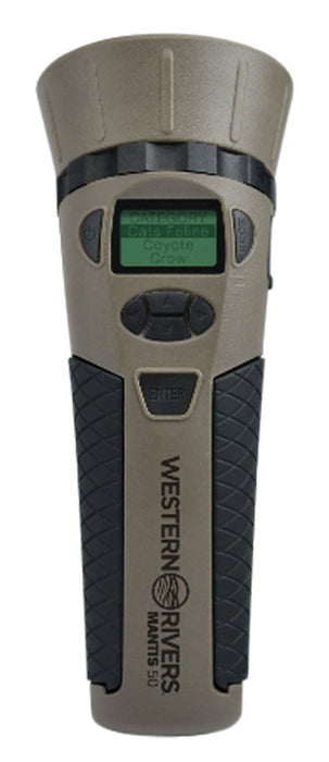 Western Rivers GC50 Mantis 50 Electronic Call Multiple Sounds Attracts Predators Brown Polymer