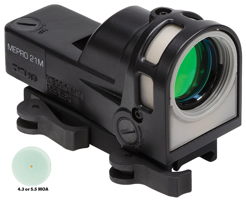 Meprolight USA 626210 Mepro M21  Black 1x 30mm 4.3 MOA Dot Illuminated Reticle