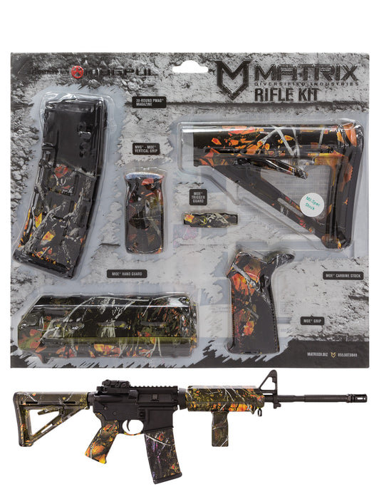 Matrix Diversified Ind MAGMIL42WF Magpul Carbine Accessory Kit  AR-15 Wildfire Camo Ambidextrous