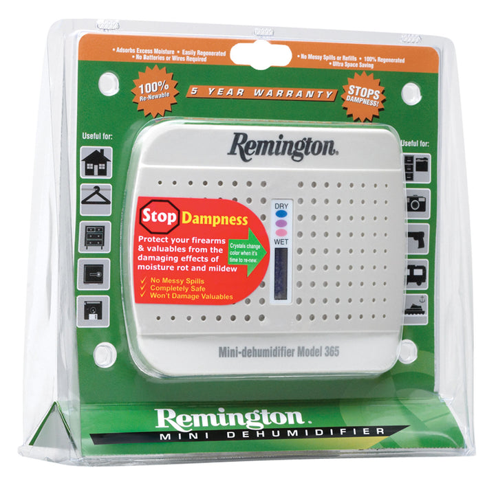 Remington Accessories 19950 Model 365 Dehumidifier White Plastic Rechargeable