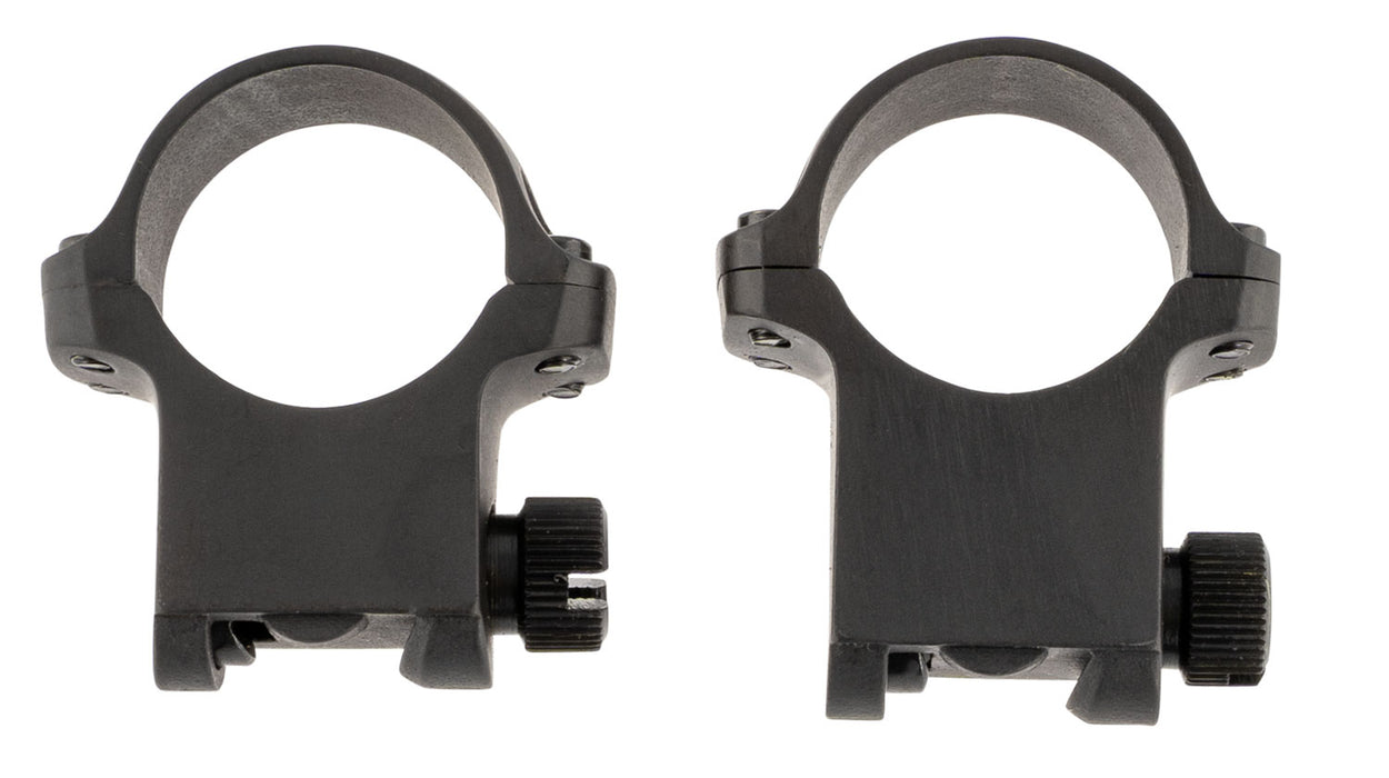 Ruger 90409 5BHM/6BHM Scope Ring Set  Matte Black 1" High