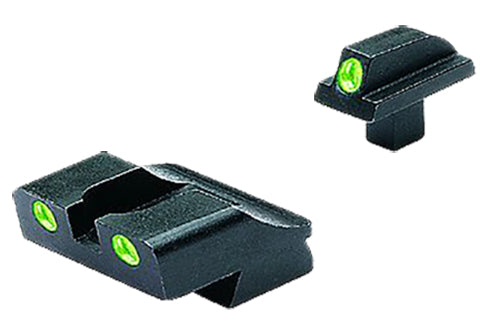 Meprolight USA 107763101 Tru-Dot  Black | Green Tritium Front Sight Green Tritium Rear Sight Set