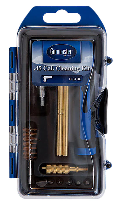 DAC GM45P GunMaster Cleaning Kit 44 Cal & 45 Cal Pistol/14 Pieces Black/Blue