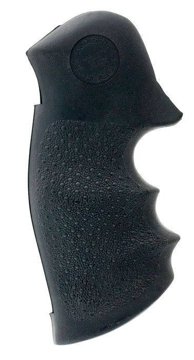 Hogue 10000 Monogrip  Black Rubber with Finger Grooves for S&W K, L Frame with Square Butt