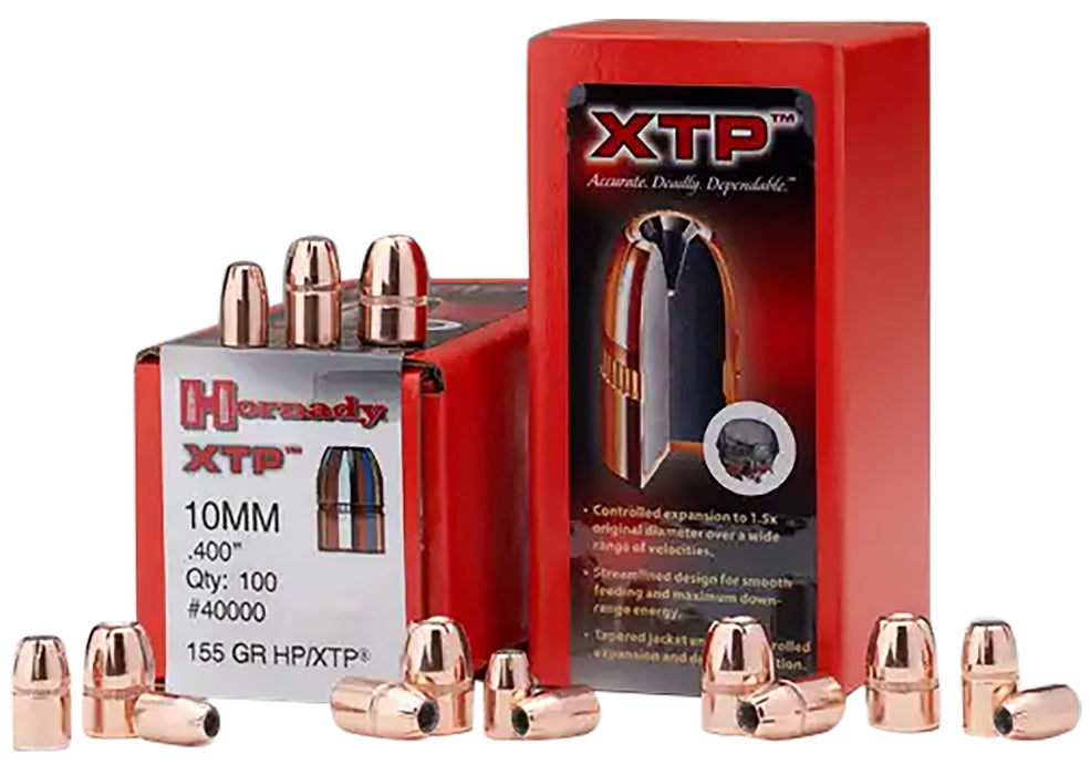 Hornady 40060 XTP  10mm Auto .400 200 gr Hollow Point XTP 100 Per Box/ 15 Case