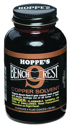 Hoppe's BR904 Bench Rest 9 Copper Bore Cleaner 5 oz. Bottle 10 Pack