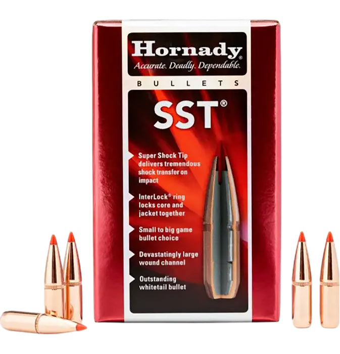 Hornady 28452 SST  7mm .284 162 gr Super Shock Tip 100 Per Box/ 15 Case