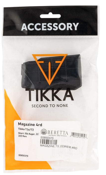 Tikka S5850371 T3  3rd Flush Fit 270 WSM/300 WSM For Tikka T3x/T3 Black Polymer