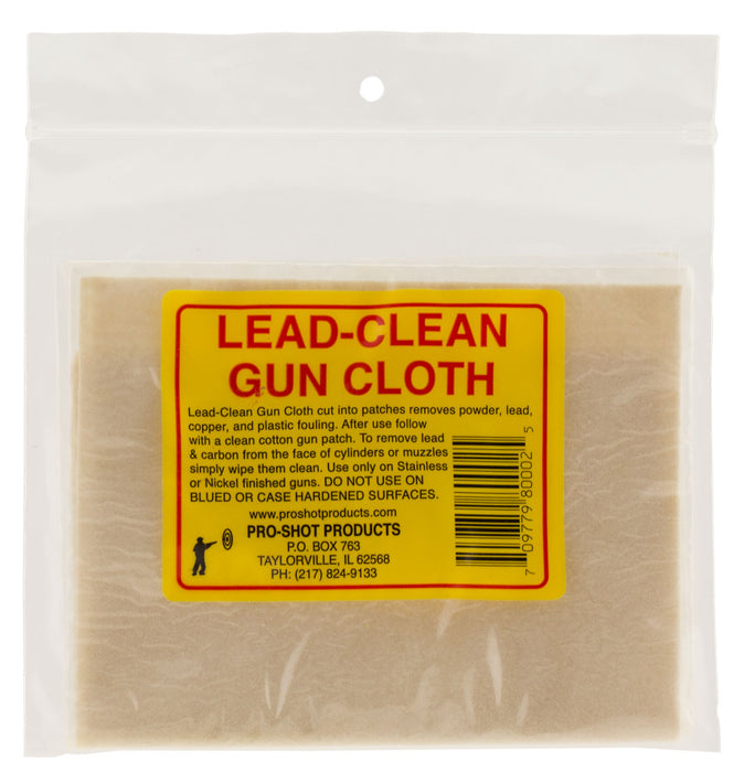 Pro-Shot LCC Lead Clean Gun Cloth Cotton 8.75" x 11.25"