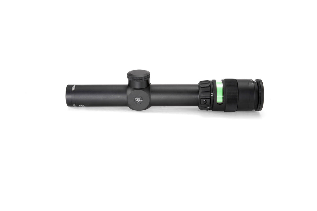 Trijicon 200071 AccuPoint  Black Hardcoat Anodized 1-4x 24mm 30mm Tube Illuminated Duplex Crosshair w/Green Dot Reticle