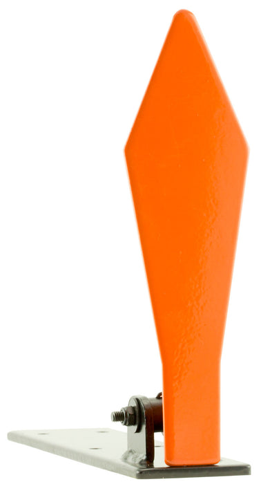 Champion Targets 44886 .22 Diamond Pop-Up Target Rimfire Rifles Orange Steel Diamond Standing Includes Ground Stakes