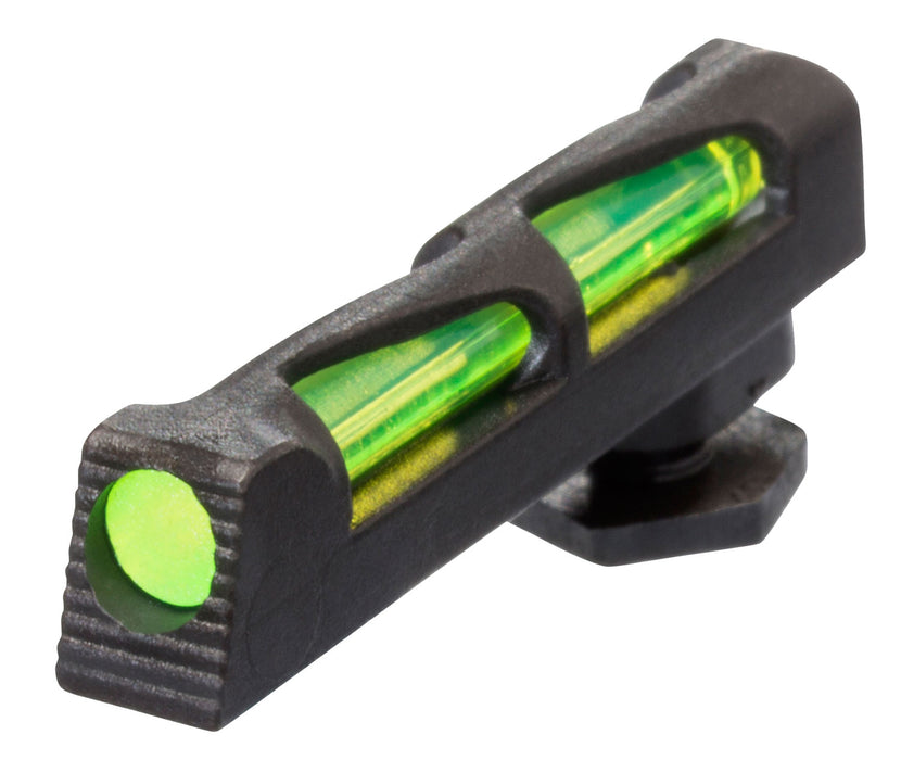 HiViz GL2014 LiteWave Front Sight Green Fiber Optic Front Black Frame Front Sight Post Mount