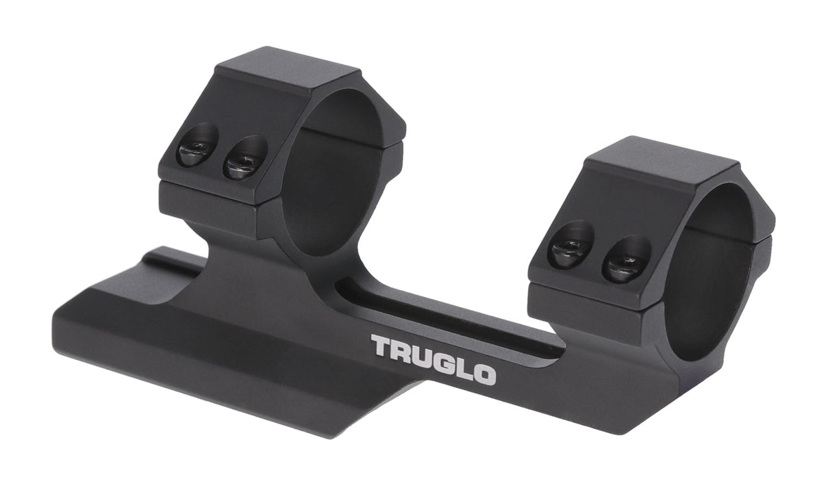 TruGlo TG8963B One-Piece Tactical Scope Mount Scope Mount/Ring Combo Black 1"