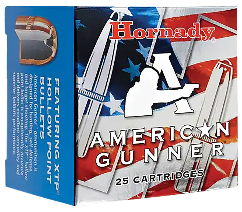 Hornady 90104 American Gunner  380 ACP 90 gr 1000 fps Hornady XTP Hollow Point (XTPHP) 25 Bx/10 Cs