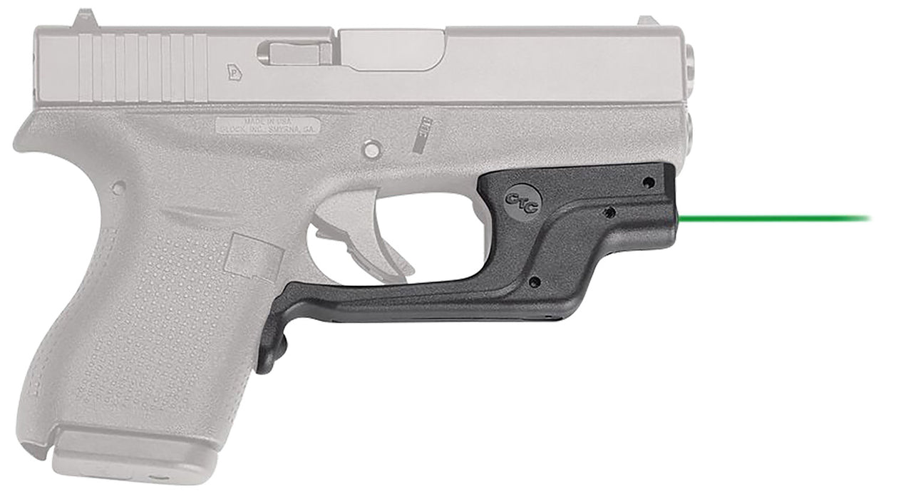 Crimson Trace 0146301 LG-443G Green Laserguard  Black Glock 42/43/43X/48