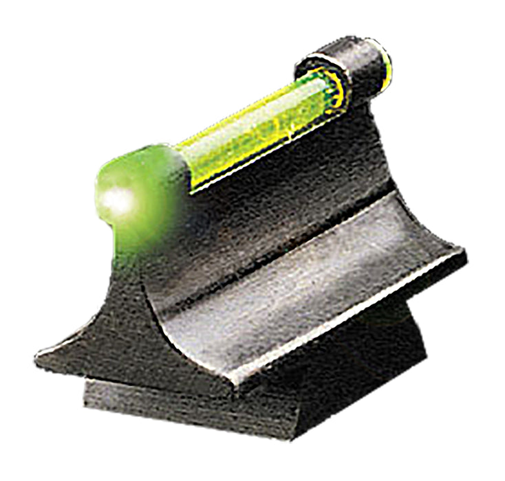 TruGlo TG95450RG 3/8" Dovetail Front Sight  Black 0.450" Green Ramp for Rifles