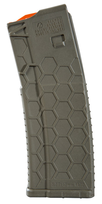 Hexmag HX30ARODG Series 2  OD Green Detachable 30rd Multi-Caliber for AR-15