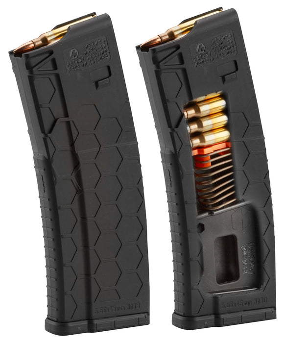 Hexmag HX1530ARBLK Series 2  Black Detachable 15rd Multi-Caliber for AR-15