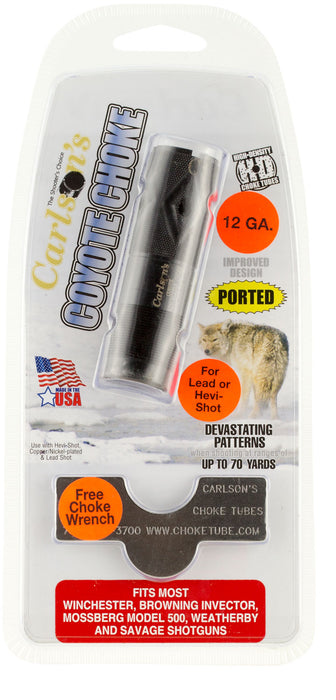 Carlson's Choke Tubes 30040 Coyote  12 Gauge Ported 17-4 Stainless Steel