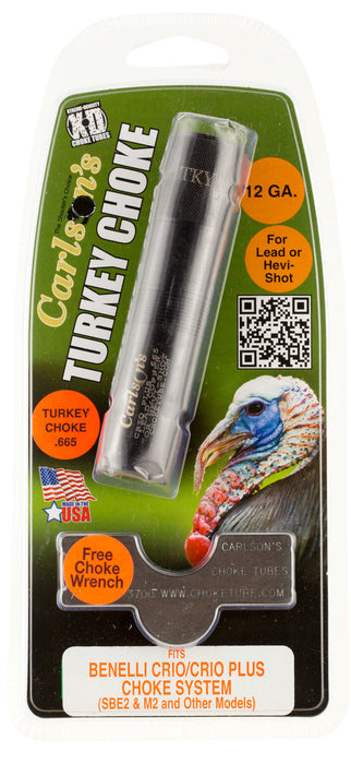 Carlson's Choke Tubes 67002 Extended Turkey  12 Gauge Turkey 17-4 Stainless Steel